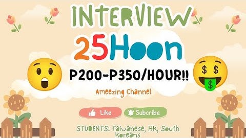 PART 2 MY INTERVIEW IN 25HOON!!! 🤔 IS IT EASY??? 😱🤑 | @amee1450 