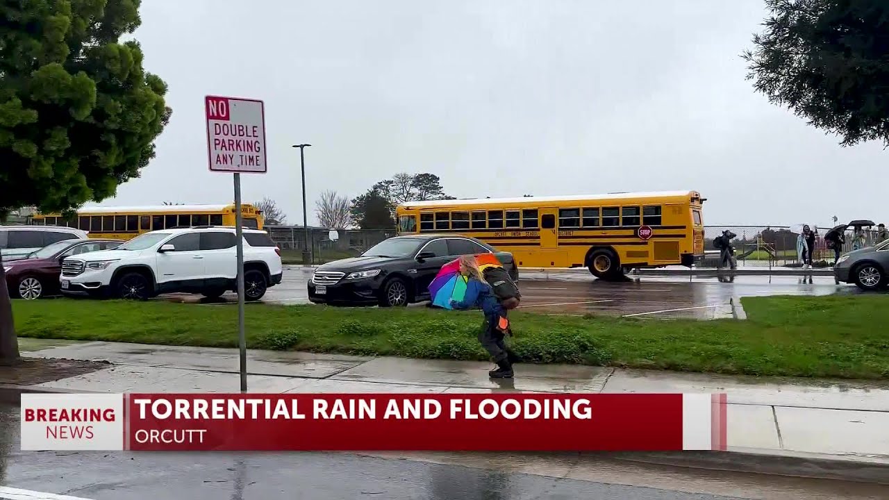 The massive California storm brings flooding to Orcutt and Santa Maria