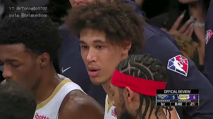 Things are getting a lil heated with Jaxson Hayes ...