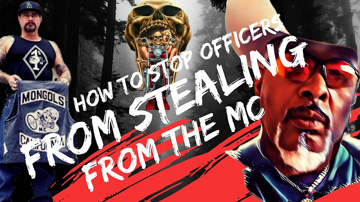 Mongols Trial - How to Stop Officers From Stealing From the MC