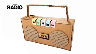 How To Make Radio From Cardboard DIY Cardboard Toys