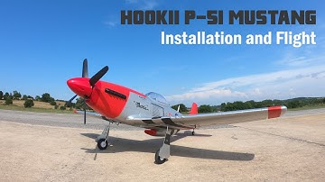 120CM P-51 Mustang RC Airplane Assembly And Test Flight
