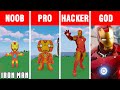 Minecraft NOOB vs PRO vs HACKER vs GOD: IRON MAN 4 BUILD CHALLENGE in Minecraft / Funny Animation