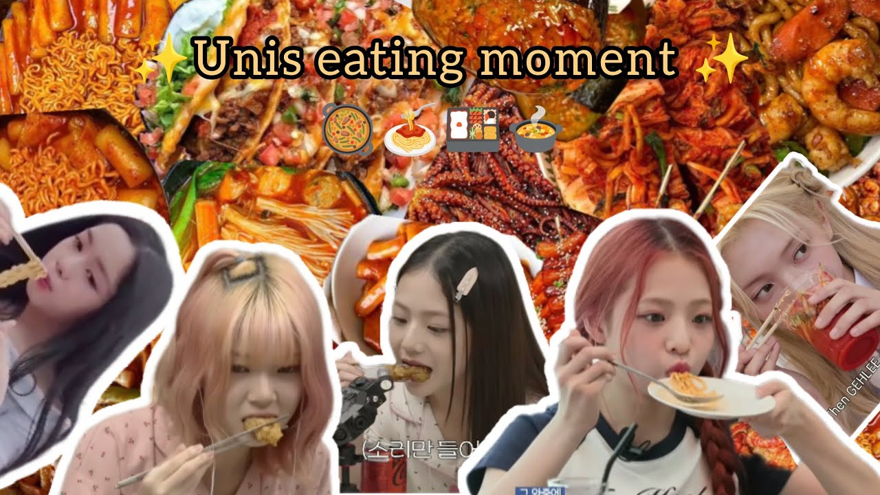 Unis eating moment 🥘🧆🍝🍜