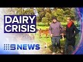 Dairy farmers open up about struggling industry | Nine News Australia