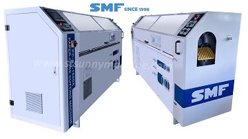 automatic Core cutter for 6-inch paper-core or plastic core Demo. 3-inch switch to 6-inch