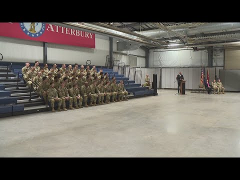 Departure ceremony held for Indiana National Guardsmen deploying to southern border