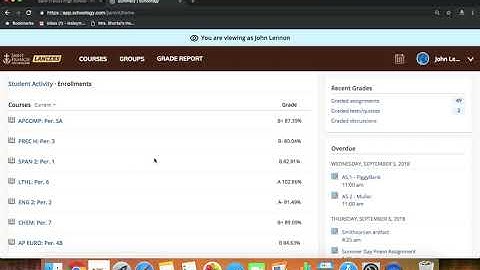 Check Student Grades in Schoology - for Parents