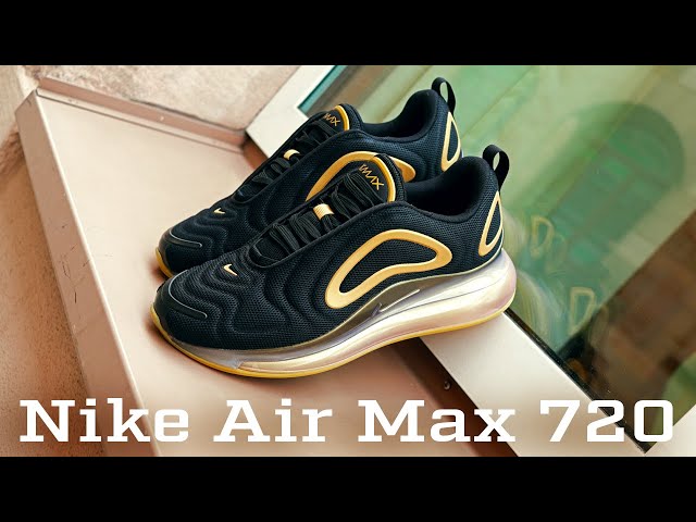 Nike AIR MAX 720-818 BLACK MAGMA ORANGE On Foot Review 