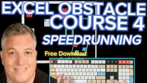 Excel Obstacle Course 4 – First Attempts (Can I Beat 30 Seconds?)