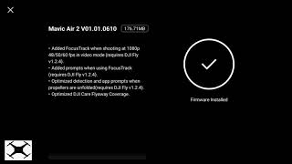 تحديث مافيك اير ٢ ومافيك ميني ١ و ميني ٢ بواسطة تطبيق DJI FLY App Updating Mavic Air 2, Mini, Mini 2 screenshot 5