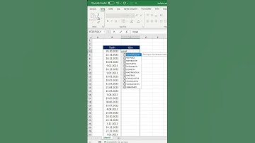 Excelde Otomatik Gün Ayarlama💼📊 #excel #exceltips