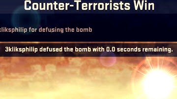 2016 CS GO 0.0 defuse [0.000 possible since May 2018!]