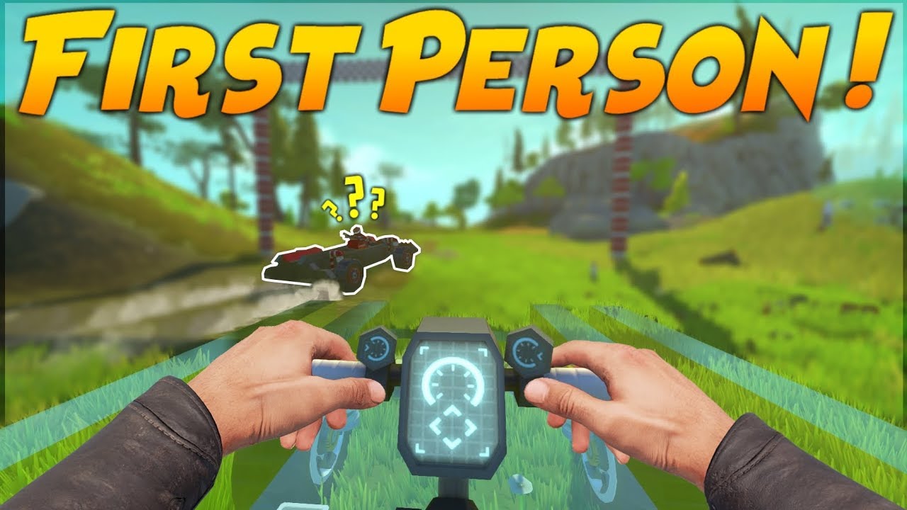 FIRST PERSON ONLY RACE! - Scrap Mechanic Multiplayer Monday Challenge Gameplay