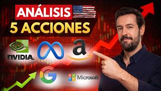 Análisis de acciones: Nvidia Amazon META Microsoft y Alphabet