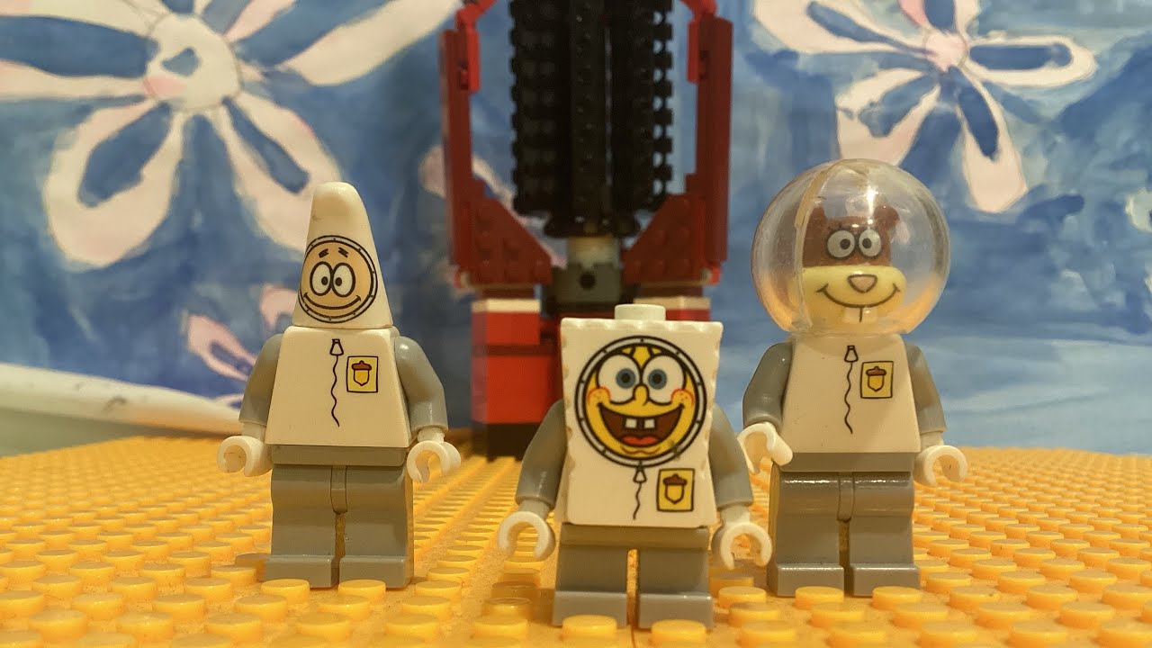 Покадровая анимация Lego SpongeBob: «Ракета Сэнди» 🚀