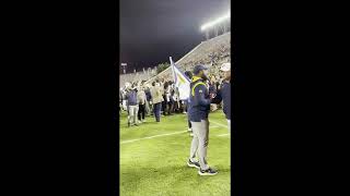 Beginning and end  WVU vs VT football game