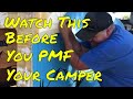 PMF Poor Mans Fiberglass Removal from Camper after Three Years
