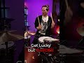 Daft Punk in an alternative universe #shorts #drums #drummer #drumcover #halestorm