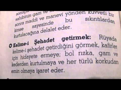 Rüyada Kelime i şehadet getirmek - YouTube