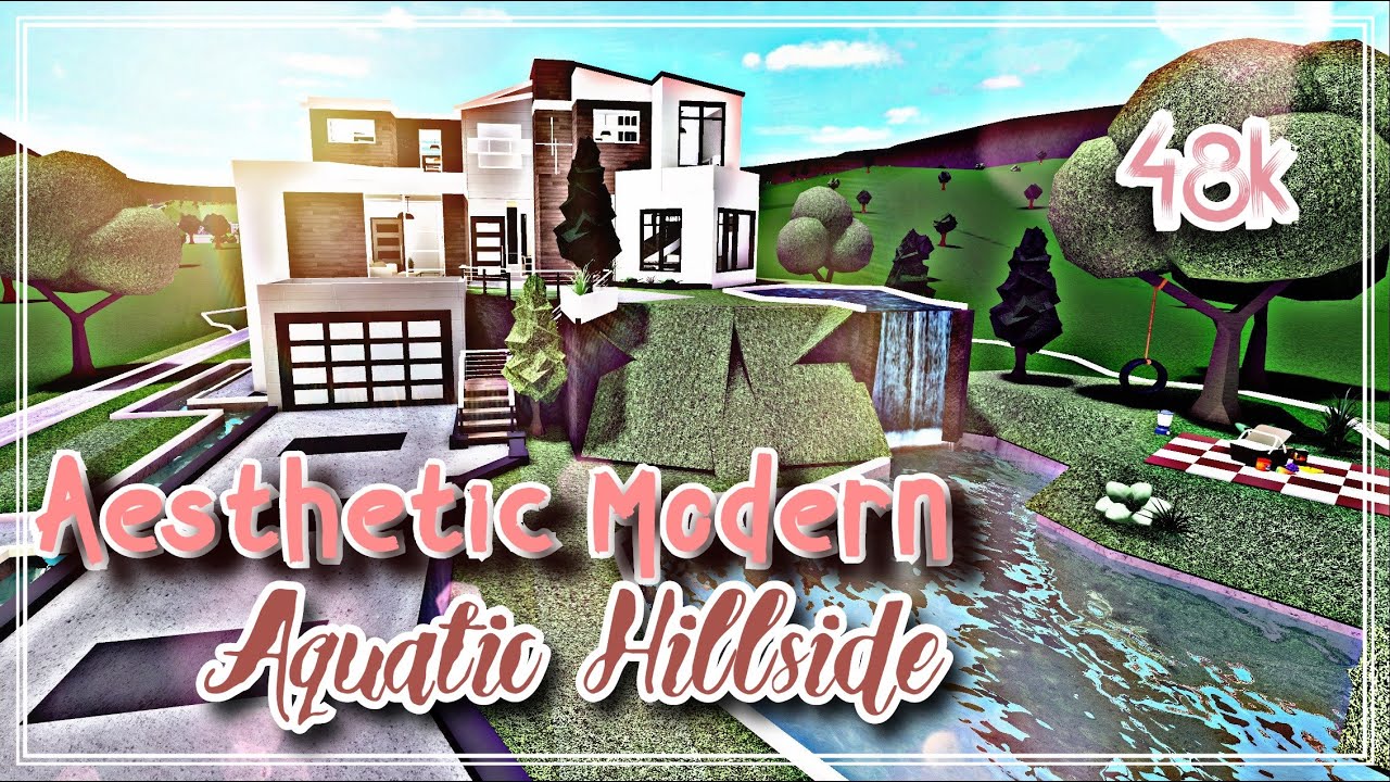 roblox bloxburg aesthetic modern house