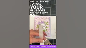 Card Hack: How to Make Your Own Embellishments #shorts