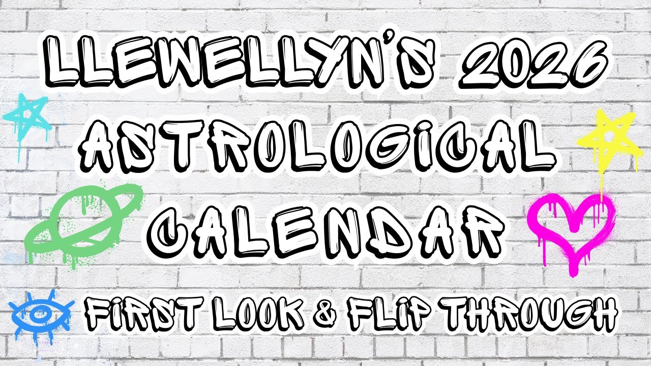 Llewellyn’s 2026 Astrological Calendar Flip-Through | Astrology Wall Calendar Review & Preview