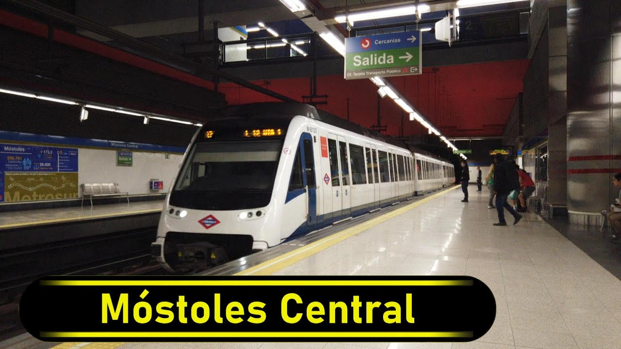 Metro Station Móstoles Central - Madrid 🇪🇸 - Walkthrough 🚶