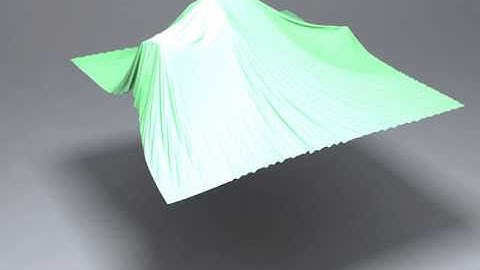 A GPU-based Streaming Algorithm for High-Resolution Cloth Simulation