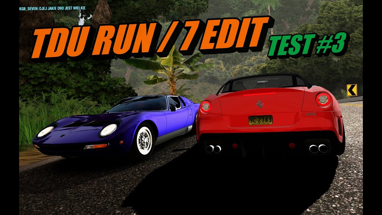 Test Drive Unlimited RUN / 7Edit 2026: Testujemy włoskie samochody z różnych epok /    Test #3.