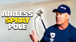 Tips Using An Airless Sprayer Extension Pole.  Graco Extension Pole part 2