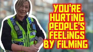CAN'T FILM IN PUBLIC!!, PCSO'S ENFORCE FEELINGS!!