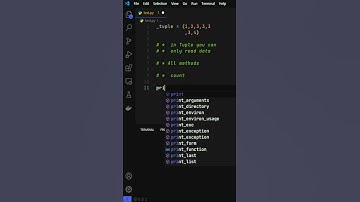 All Tuple Methods
