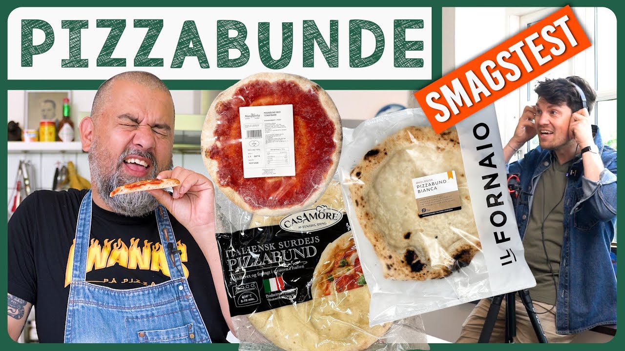 DEN FØRSTE 10'er! | Test af pizzabunde | 
