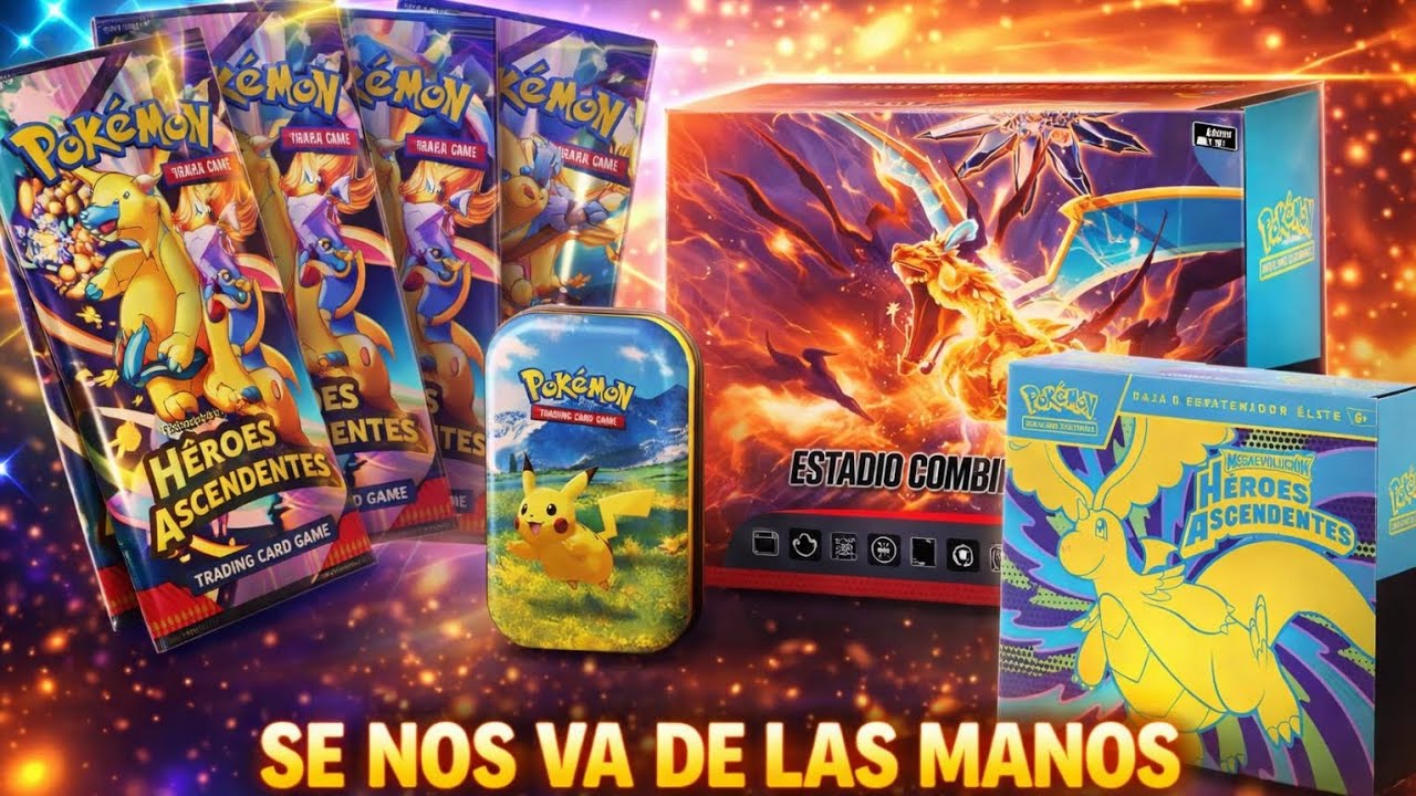 Nuevas Latas TCG + Héroes Ascendentes + LLamas Obsidianas … ¡se nos va de las manos😱