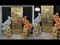 Shimmer Wall With Balloon Garland