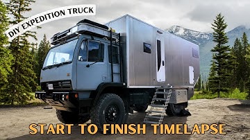 TIMELAPSE: Complete START TO FINISH DIY Expedition Truck Build!