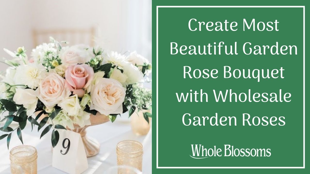 Create Most Beautiful Garden Rose Bouquet with Wholesale Garden Roses