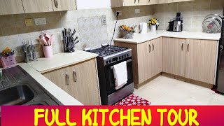 MY FULL KITCHEN TOUR// HOW TO ORGANIZE A SMALL KITCHEN #organize #hometour #home  #kitchen