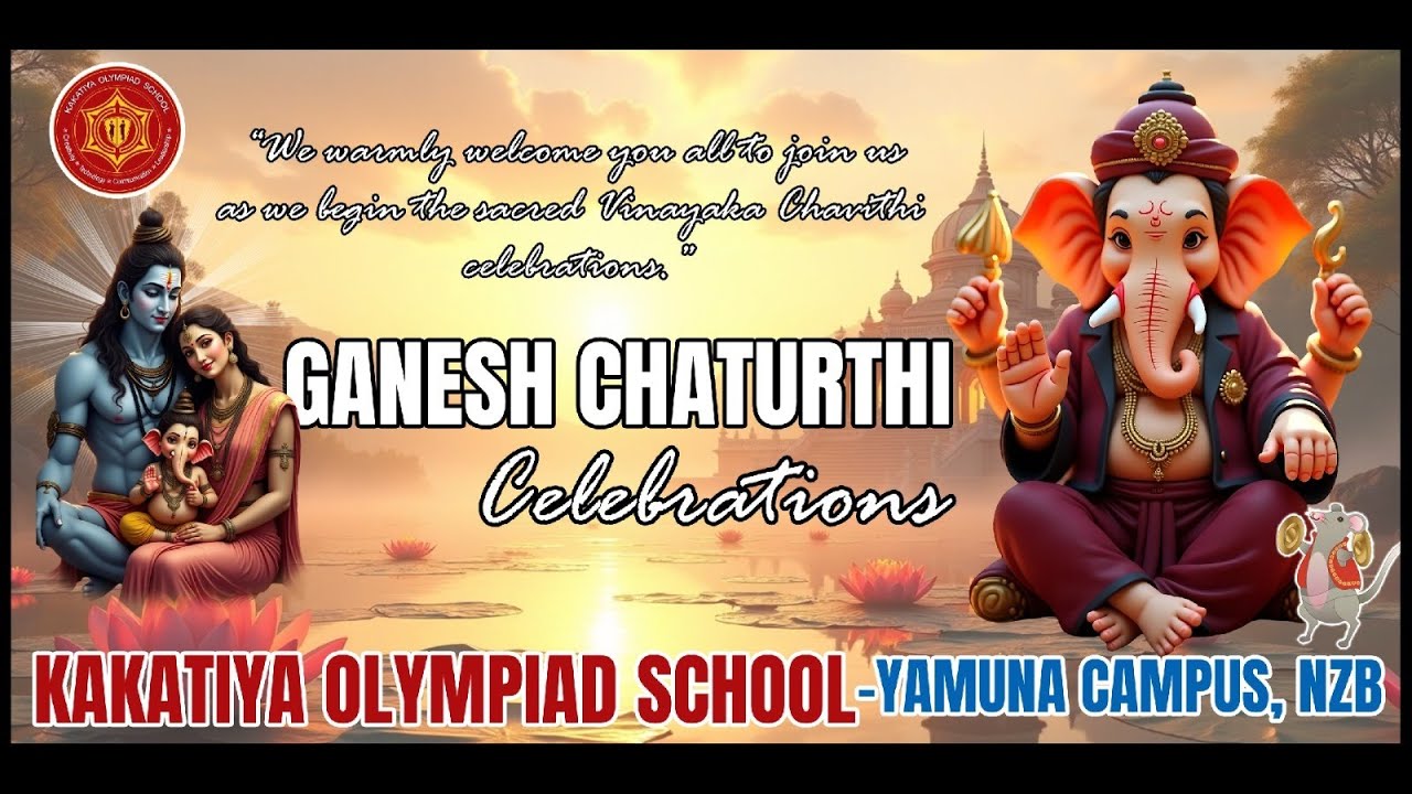 GANESH CHATURTHI TEASER || YAMUNA CAMPUS || KAKATIYA OLYMPIAD SCHOOL || NIZAMABAD