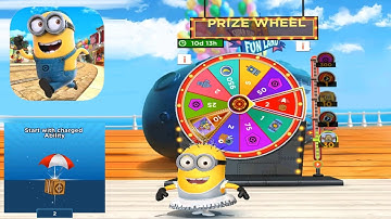 Ballerina Minion Rush Prize Wheel Ep2 stage 2 fullscreen gameplay Walkthrough ios / android