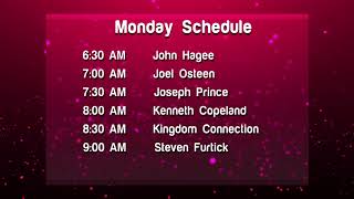 TBN PHILIPPINES MONDAY AM SCHEDULE
