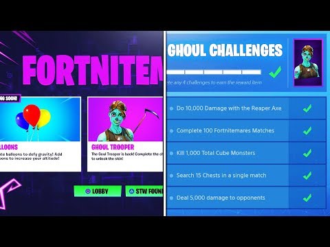 NEW GHOUL TROOP FORTNITEMARES UPDATE! NEW BALLOONS ITEM & GIFTING UPDATE Season 6 - NEW GHOUL TROOP FORTNITEMARES UPDATE! NEW BALLOONS ITEM & GIFTING UPDATE Season 6
