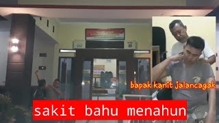 Bpk.Kanit Jalan Cagak Subang merasakan sensasi terapi kretek tulang khas @kretek buhun official