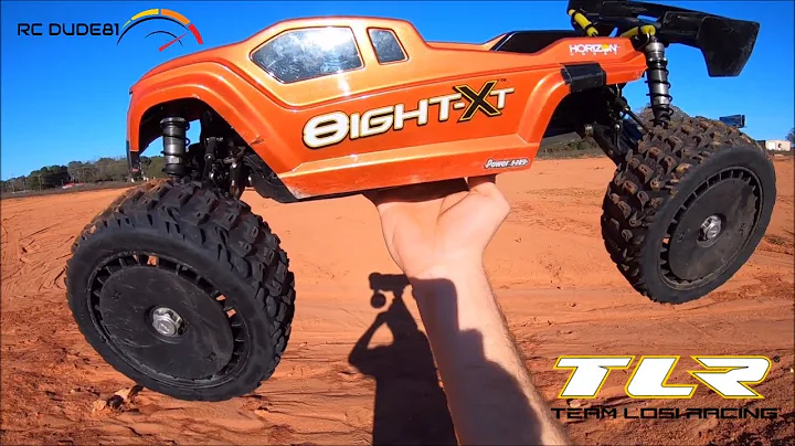 LOSI 8ight XT/e 6s! "BASHING LAND ROCKET!!"😱High speed rips/drifts and air!