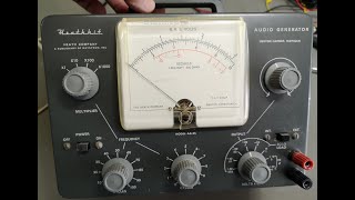 Heathkit audio generator model AG-9A test teardown