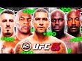 I created a hardest hitters tournament in ufc 5 