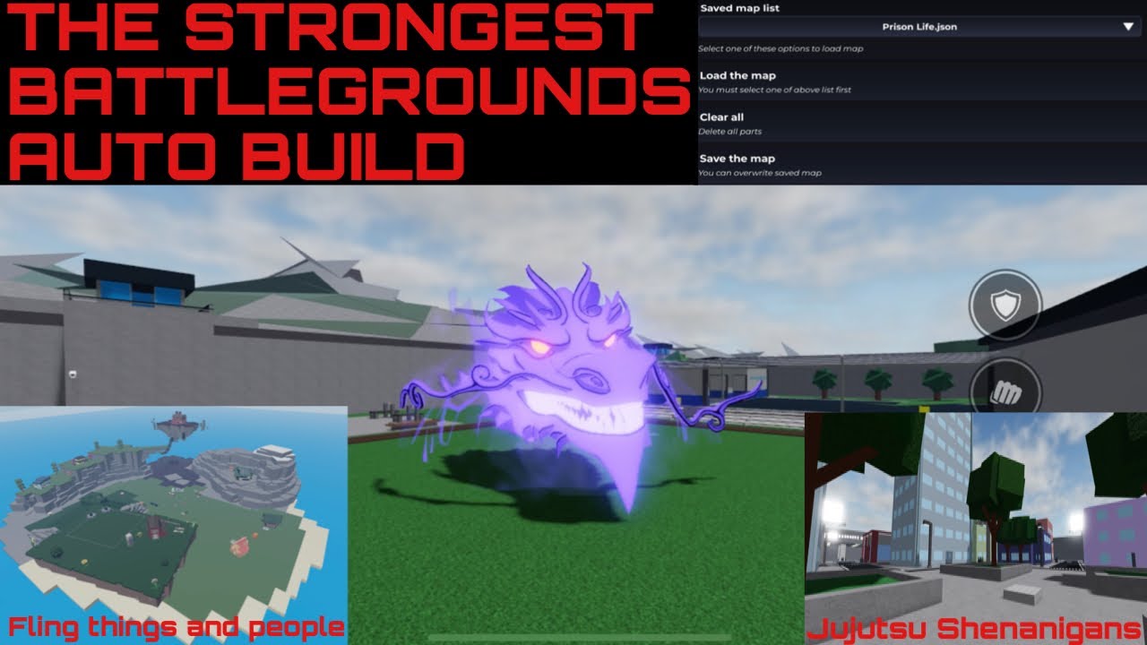 Auto Build Map Made by SSJS 【NO PUBLISH SCRIPT】| The Strongest Battlegrounds