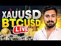 xauusd and btcusd live trading  || Gold & Bitcoin live trading & streaming