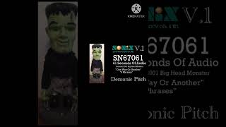 Gemmy 2001 Big Head Monster Program Data Glitch Direct Audio (Sonix SN67061)